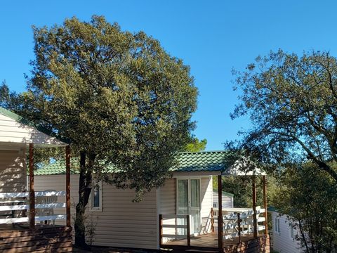 MOBILHOME 5 personnes - LOUISIANE - 2 chambres avec terrasse couverte - 22m²