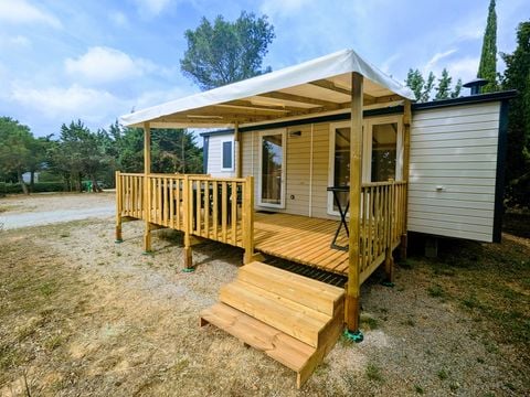 MOBILHOME 4 personnes - NEUF - 2 chambres avec climatisation, TV et lave-vaisselle - 31m²