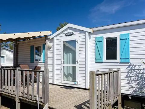 MOBILHOME 6 personnes - Comfort | 2 Ch. | 4/6 Pers. | Terrasse surélevée | Clim.