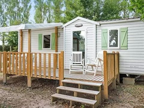 MOBILHOME 5 personnes - Comfort | 3 Ch. | 5 Pers. | Terrasse surélevée | Clim.