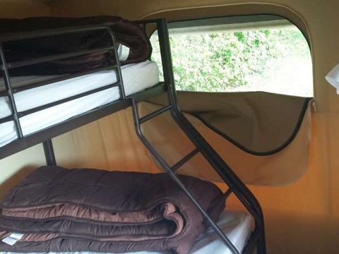 Tente en toile et en bois 5 personnes - KENYA, sans sanitaires