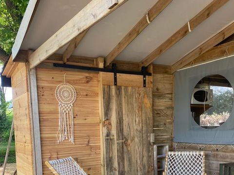 Bungalow toilé 4 personnes - B11 Lodge Toilé - 2 chambres - WC