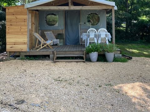 Bungalow toilé 4 personnes - B11 Lodge Toilé - 2 chambres - WC