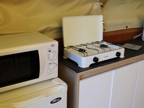 TENTE TOILE ET BOIS 5 personnes - ECOLODGE STANDARD sans sanitaires 20 m²