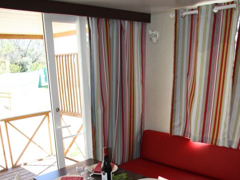 MOBILHOME 4 personnes - MH2 FAMILLE CONFORT 29 m² avec terrasse et climatisation