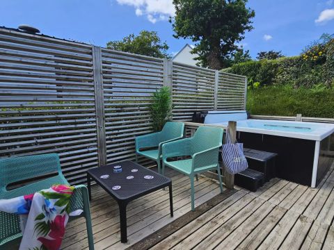 MOBILHOME 4 personnes - Côté Jardin 3 Pièces 4 Personnes + Jacuzzi + TV