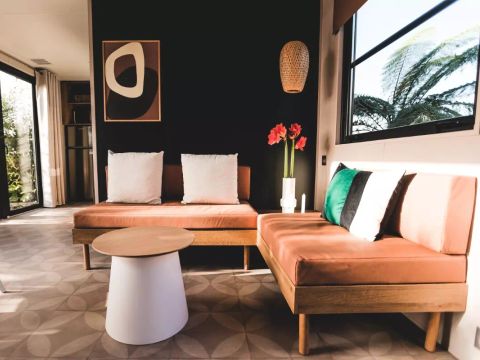 MOBILHOME 4 personnes - Côté Jardin 3 Pièces 4 Personnes + TV