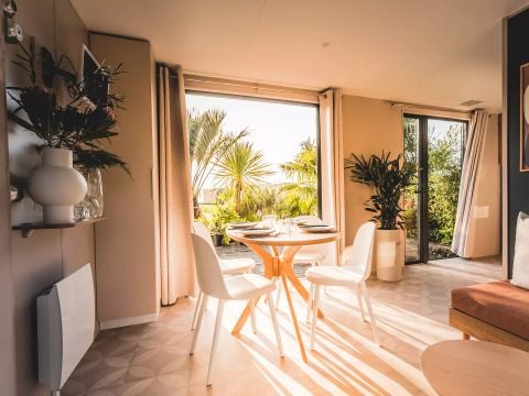 MOBILHOME 4 personnes - Côté Jardin 3 Pièces 4 Personnes + TV