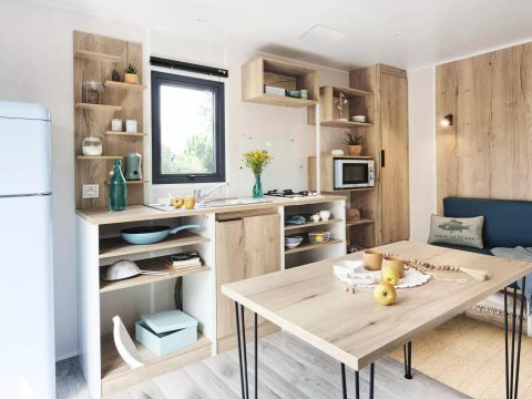 MOBILHOME 4 personnes - Côté Mer 3 Pièces 4 Personnes + TV