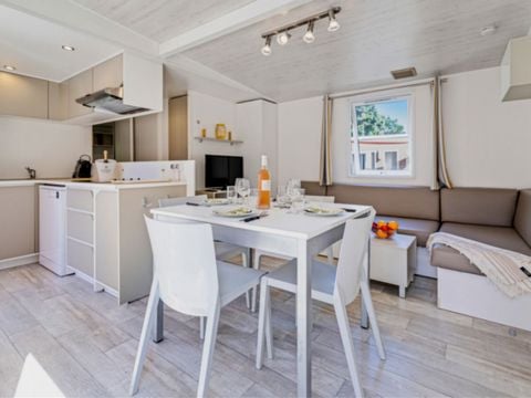 MOBILHOME 6 personnes - LUXE Master Zen + Clim+ TV+ 2 SDBains