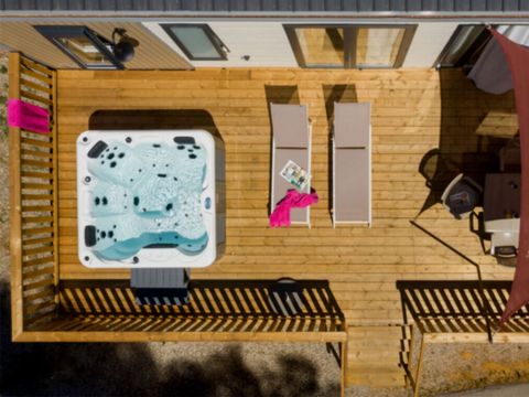 MOBILHOME 6 personnes - LUXE Master Zen + Clim+ TV+ 2 SDBains