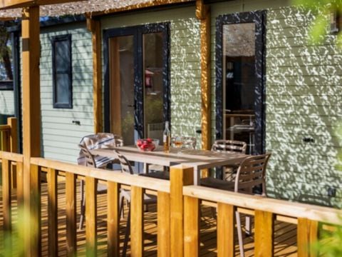 MOBILHOME 6 personnes - GREEN LODGE 3ch + clim + TV