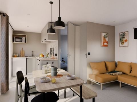 MOBILHOME 6 personnes - Cottage RIVIERA SUITE 4/6p 2ch  ***