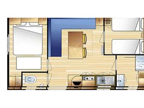 MOBILHOME 5 personnes - ESTEREL