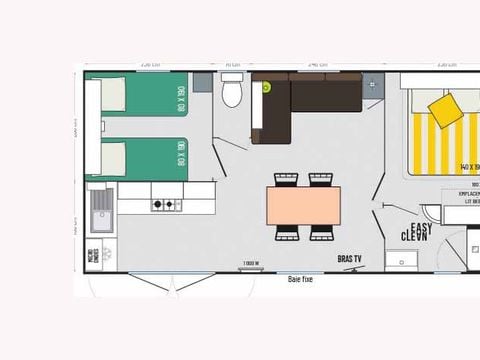 MOBILHOME 4 personnes - COTTAGE 4