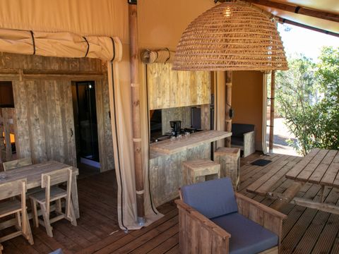 TENTE TOILE ET BOIS 5 personnes - VARADERO 2 chambres - 50 m2