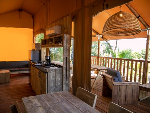 TENTE TOILE ET BOIS 5 personnes - VARADERO 2 chambres - 50 m2