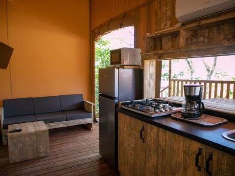 TENTE TOILE ET BOIS 5 personnes - VARADERO 2 chambres - 50 m2