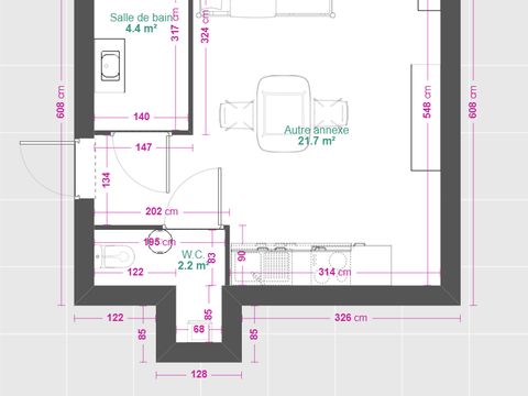 STUDIO 2 personnes - Confort  TV