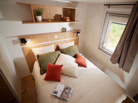 MOBILHOME 6 personnes - Green HomeFlower Premium 35m² (3ch - 6pers.) + Terrasse semi-couverte + TV + LV