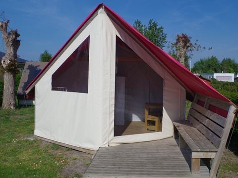 TENTE TOILE ET BOIS 4 personnes - Ecolodge - Sahari - 17m² - 2 chambres