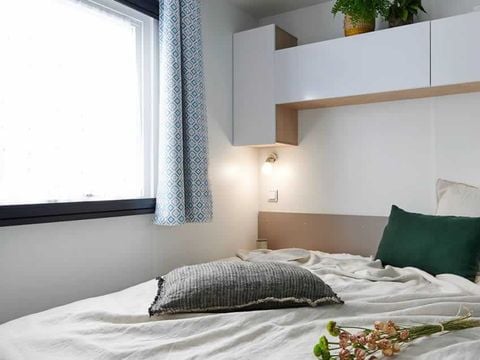 MOBILHOME 6 personnes - Cottage des Familles 3 CH - 2 SDB - 6 PERS 38 m² - TV + CLIM + LV + DRAPS (inclus à la location à la semaine)