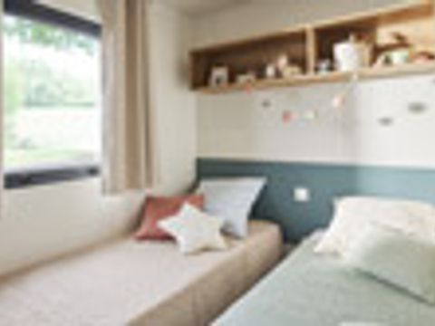 MOBILHOME 6 personnes - Premium 3 CH- 6 PERS 32 m² - TV + CLIM + LV + DRAPS (inclus à la semaine) : A/D  dimanche