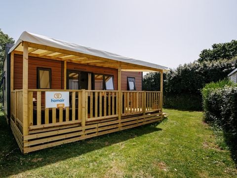 MOBILHOME 6 personnes - Premium | 3 Ch. | 6 Pers. | Terrasse surélevée | Clim. | TV
