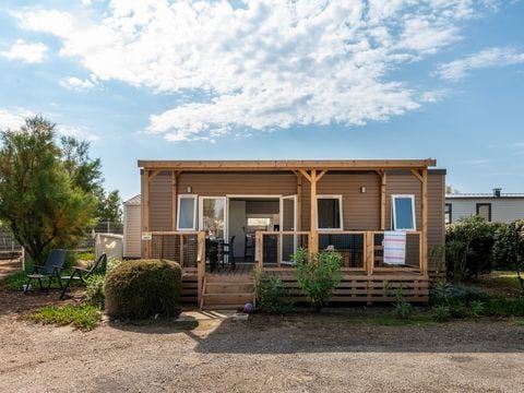 MOBILHOME 6 personnes - Mobil-home | Premium Azure | 3 Ch. | 6 Pers. | Covered Decking | Outdoor Kitchen | Clim. | TV