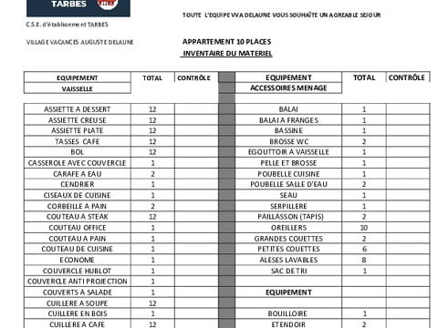 APPARTEMENT 10 personnes - 4 chambres - au 1er étage d'une maison