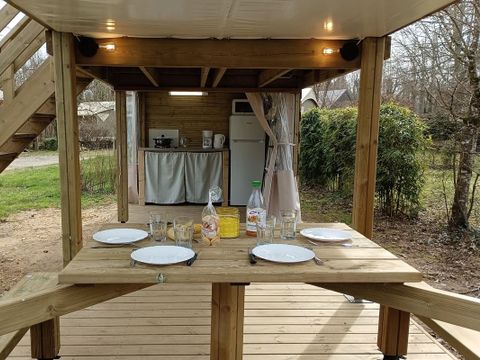 HÉBERGEMENT INSOLITE 4 personnes - Cabane Camp'étoile 20m² - 2 chambres