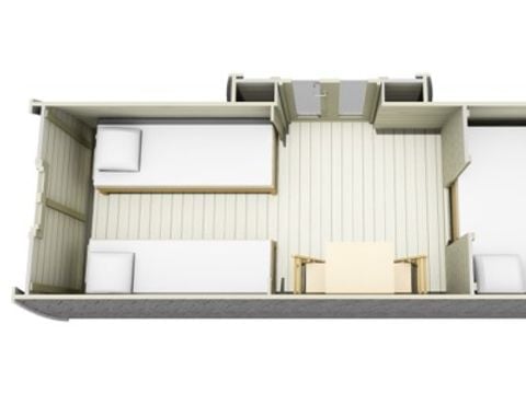 HÉBERGEMENT INSOLITE 4 personnes - Cabane POD 14m² - 2 chambres