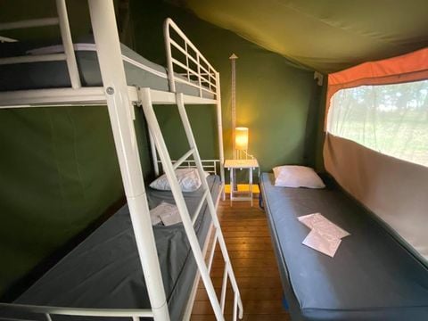 TENTE TOILE ET BOIS 5 personnes - AMERICAINE