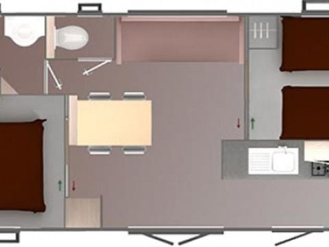 MOBILHOME 4 personnes - SUBLIMA