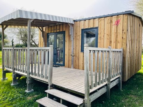 TENTE TOILE ET BOIS 4 personnes - Cabane Surfeur (sans salle de bain)