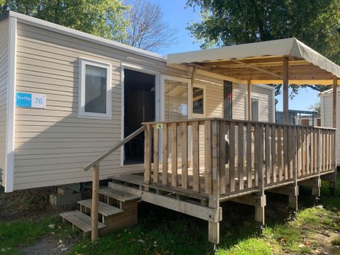 MOBILHOME 8 personnes - 6/8 pers. nuitée - Terrasse couverte