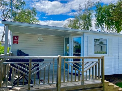 Mobilhome 4 personnes - Mobilhome Standard 25m² (2 chambres) terrasse couverte + TV