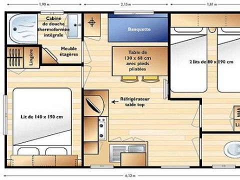 MOBILHOME 4 personnes - LUBERON