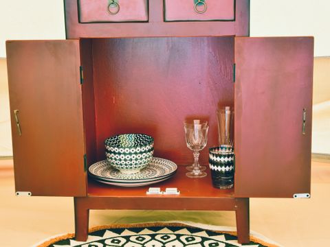 TENTE TOILE ET BOIS 2 personnes - Tente grand confort en brodure de Semoy