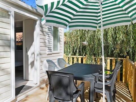 MOBILHOME 4 personnes - Comfort | 2 Ch. | 4 Pers. | Terrasse surélévée non couverte