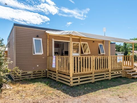 MOBILHOME 6 personnes - Premium | 3 Ch. | 6 Pers. | Terrasse surélevée | Clim.