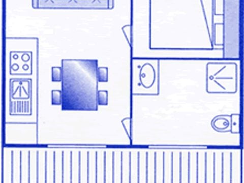 MOBILHOME 2 personnes - Duol