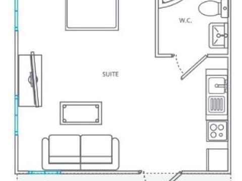 BUNGALOW 3 personnes - ESTUDIO