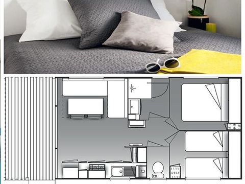 Mobilhome 6 personnes - Mobil-home 3/6 pers climatisé