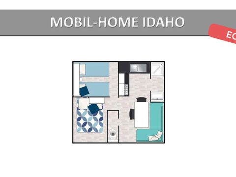 MOBILHOME 4 personnes - IDAHO. ECO