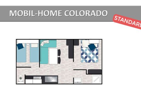 MOBILHOME 6 personnes - COLORADO STANDARD