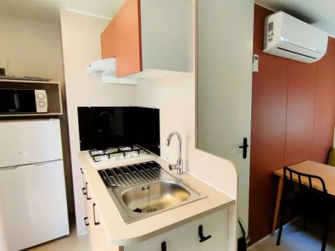 MOBILHOME 4 personnes - Mobil-Home Idaho Standard 3 Pièces 4 Personnes Climatisé + TV