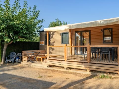 MOBILHOME 6 personnes - Mobil-home | Premium | 3 Ch. | 6 Pers. | Terrasse Lounge | 2 SDB | Clim.