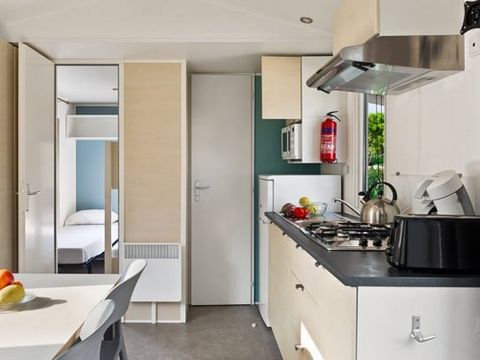 MOBILHOME 4 personnes -  Comfort | 2 Ch. | 4 Pers. | Terrasse surélevée | Clim.