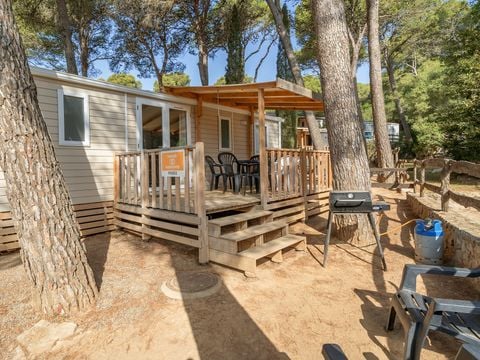 MOBILHOME 6 personnes - Comfort | 3 Ch. | 6 Pers. | Terrasse surélevée | Clim.